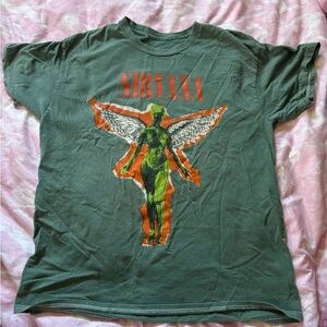 Green Nirvana In Utero Tee